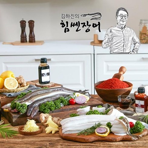 김하진 김하진의 힘쎈장어 240g10팩(1팩/4미) 총 40마리 + 특제비법소스 180g2통, 1