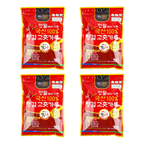 2023 영월농협 동강마루 청결 고춧가루 500g 4EA (총 2kg), 1