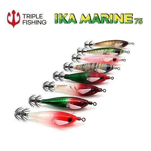 2023년 가성비 최고 스퀴드원이카파이터프로 - 트리플 이카마린 75 에기 닭새우 국방 누드고추장 수박 쭈꾸미 갑오징어, 06 PK (핑크), 1개