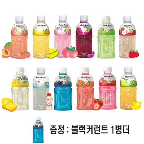 모구모구 12종 혼합, 12개, 320ml