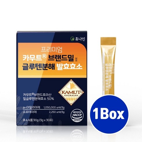 카무트브랜드밀프리미엄효소90 6박스 - 정품100% 카무트 효소 분말 식약청인증 카뮤트효소 브랜드밀 프리미엄 식약청인증 골드카무트효소 가루 스틱 호라산밀 저분자 곡물발효효소 글루텐분해효소 역가수치 KAMUT 캐나다산, 90g, 6개