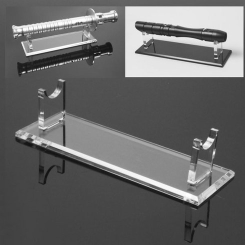 디스플레이 투명 도검 검 좌대 칼 거치대 받침 무술 장식용, 2길이25너비8높이6