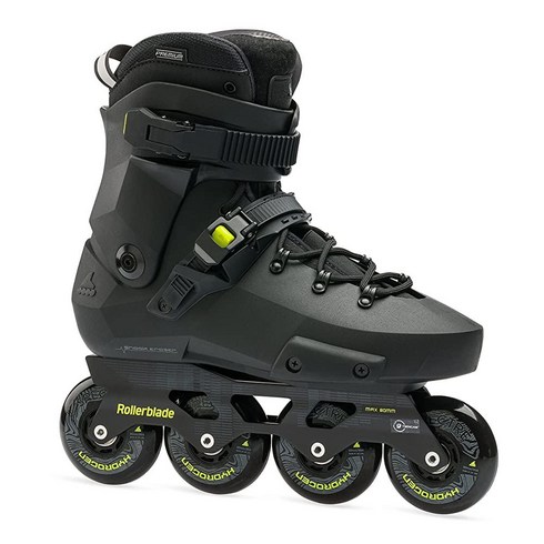 Rollerblade Twister XT 남성용 성인 피트니스 인라인 스케이트 블랙/라임 어반 퍼포먼스 인라인 스케이트