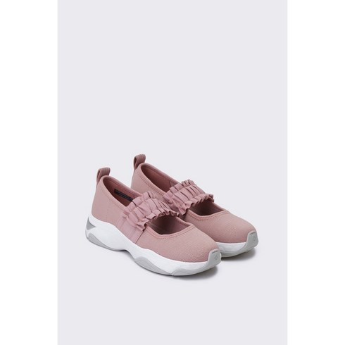 슈콤마보니운동화 - 슈콤마보니 여성 스니커즈 SUECOMMA BONNIE DA4DS24001PIK Mary run ruffle sneakers(pink)