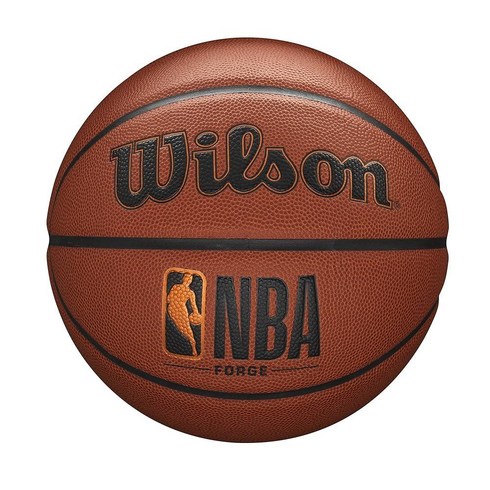 윌슨포지 - WILSON NBA Forge 시리즈 실내/실외 농구 - 포지 브라운 사이즈 17.8 - 74.9cm(7 - 29.5인치), Size 7 - 29.5