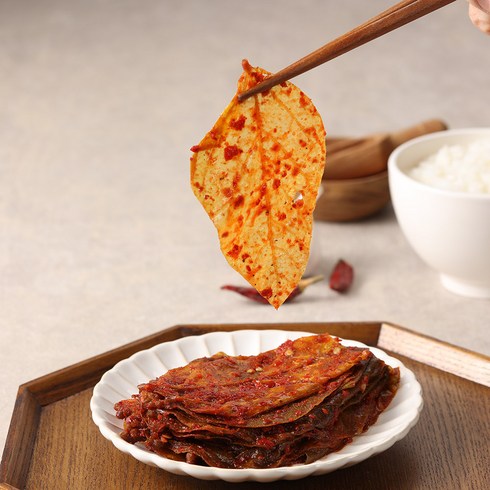 부드러운 노란콩잎 경상도 별미 단풍 콩잎 장아찌1kg, 1kg, 1개