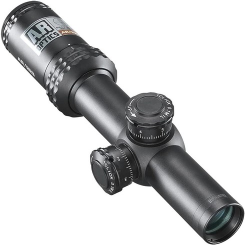 부쉬넬스코프 - Bushnell Optics 표적 포탑이 있는 드롭 존 레티클 라이플스코프 매트 블랙 1-4x/24mm