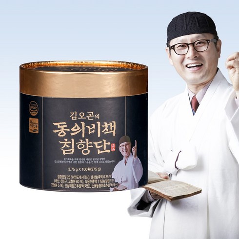 김오곤 동의비책 침향단 100환 x 1박스/침향 25%/쇼핑백포함, 375g, 1박스