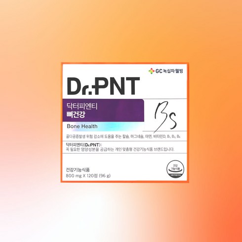 닥터피코텐후기 - Dr.PNT 닥터피엔티 뼈건강, 4개, 120정