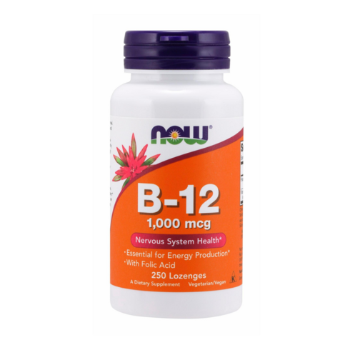 나우푸드 B-12 1000mcg 로젠지 비건, 250정, 1개