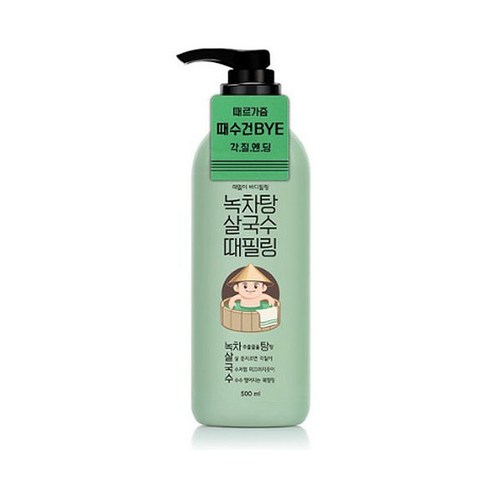 라끄베르 때밀이 바디필링 녹차탕 살국수 바디스크럽 기타향, 500ml, 1개