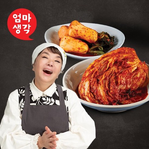 김수미 엄마생각 더프리미엄 포기김치7kg 총각김치2kg, 단품
