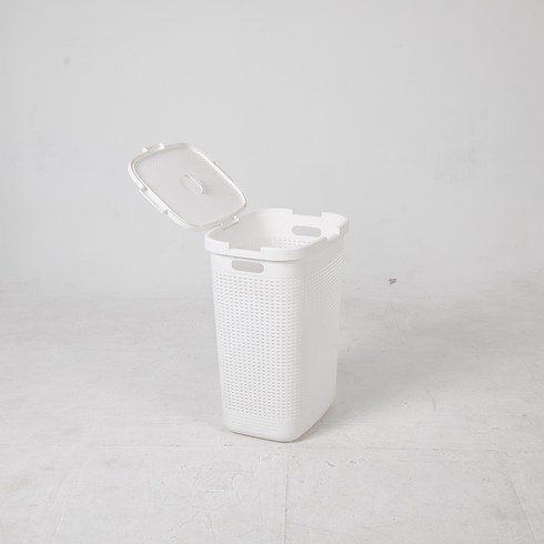 MBKO 라탄 가로세로 오픈 빨래바구니, 03.대용량 60L 화이트 1개