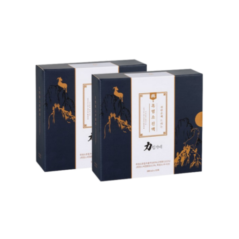 힘가네흑염소진액오늘출발 - 힘가네 흑염소 진액 엑기스 2박스(100ml X 20포), 100ml, 20개