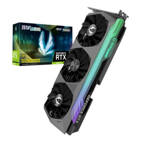 조텍 GAMING 지포스 RTX 3080 Ti AMP Holo 그래픽카드 Black D6X 12GB