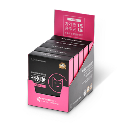 캐칭몬 캐칭환 헛깨 숙취해소제, 10개, 3g