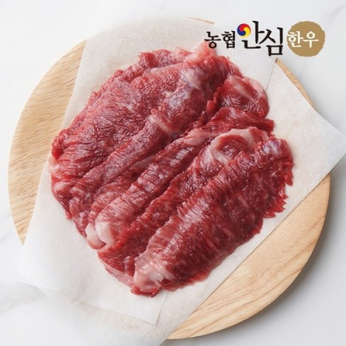 농협안심한우 1등급 한우 업진살 구이용 (400g/냉장) 소고기 특수부위