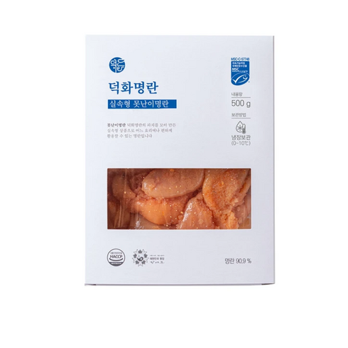 못난이 명란 1.5kg - 덕화 실속형 못난이 명란 500g, 1개