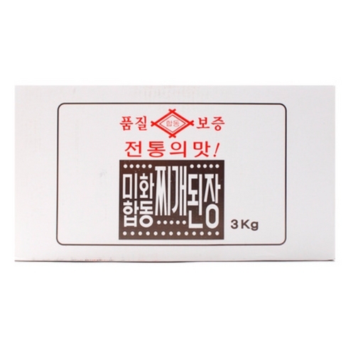 진짜미화합동찌개된장 3kg, 상세페이지 참조