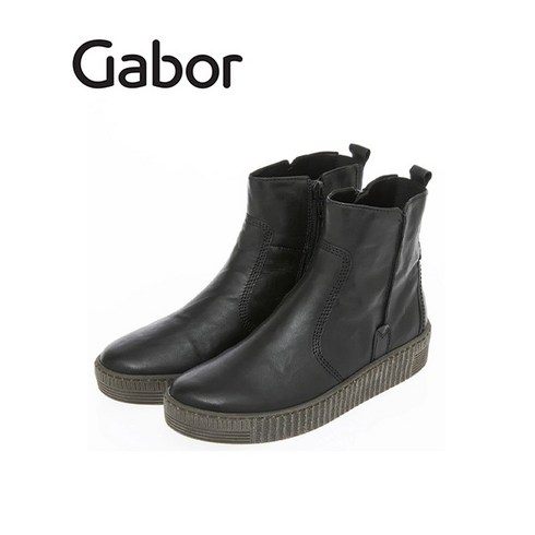 가버 여성 컴포트 시티 부츠 - 블랙