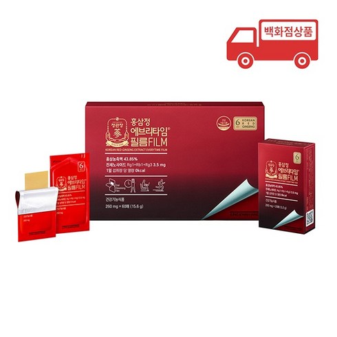 정관장 홍삼정 에브리타임 필름 60매(null), 상세 설명 참조, 1개