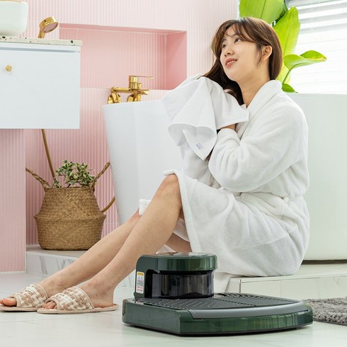 오즈바냐스S9 프리미엄 바디드라이어 전신 드라이기 에어샤워 오즈윈드 항균필터, 올리브 그린