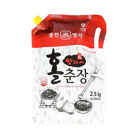 영화표 - 중찬명가 홀춘장 사자표 중화소스, 2.5kg, 1개