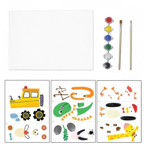 10인용 손도장 발도장 손바닥찍기 그림 액자만들기 초등 어린이용 학습용 초2, 손도장 발도장 액자7_플라밍고_10인