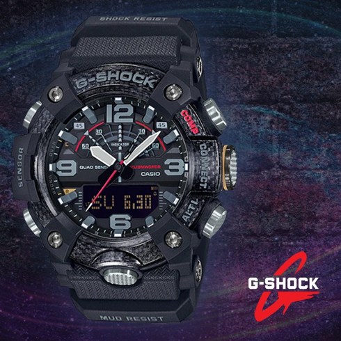 지샥머드마스터 - G-SHOCK 지샥 GG-B100-1A 남성 머드마스터 우레탄밴드 시계