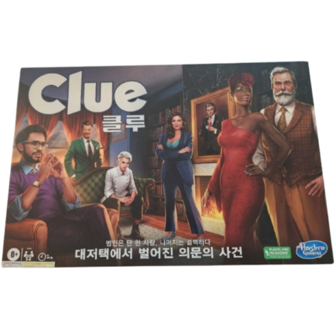 해즈브로게이밍 클루 추리게임, 혼합색상, 1개