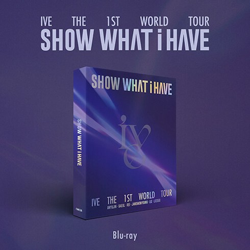 아이브블루레이 - [특전 공식 포토카드] [블루레이] 아이브 IVE THE 1ST WORLD TOUR SHOW WHAT I HAVE (2disc) / 포토카드6종+접지포스터+미니포스터6종~