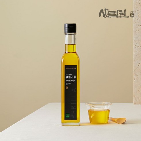 상림원 국산 무농약 냉압착 생들기름 250ml, 없음