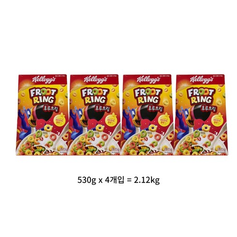 켈로그 후루트링 시리얼, 2.12kg, 1개