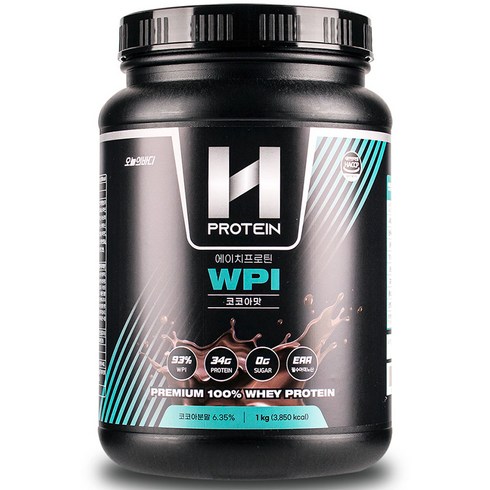 오늘의바디 단백질보충제 에이치프로틴 WPI 93%, 1kg, 1개