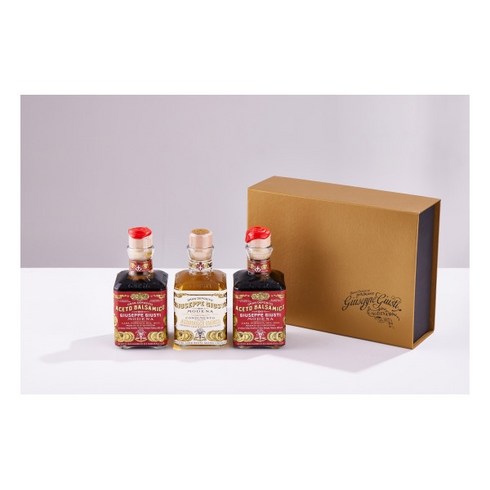 [주세페주스티] ㅁ 발사믹 세트(모데나 12년산2병+화이트발사믹1병), 상세 설명 참조