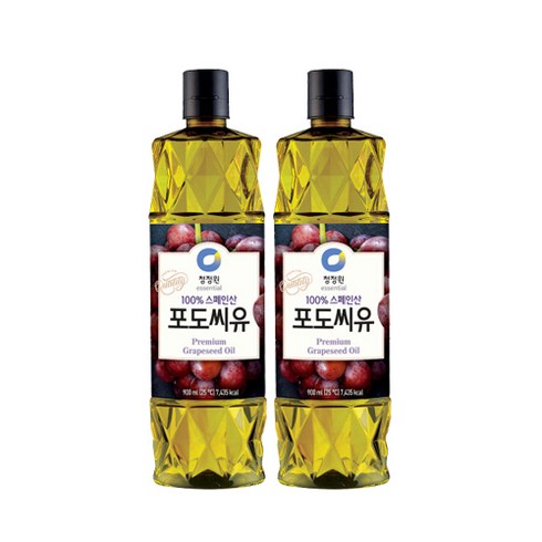 청정원 포도씨유, 900ml, 2개