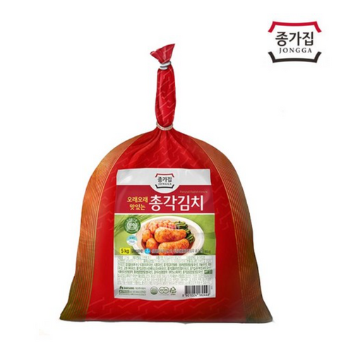 종가집총각김치5kg - 종가집 총각김치5kg/ 신선한김치 공장직발송/ ~08시주문 당일발송, 5kg, 1개