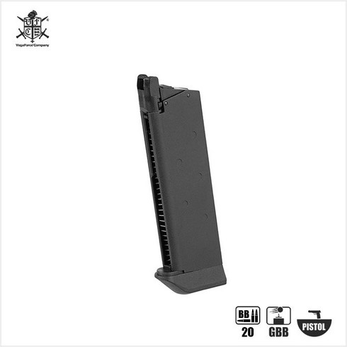 |건스토리| VFC Spare Gas Magazine for Ultra Carry2 탄창(20발), 1개