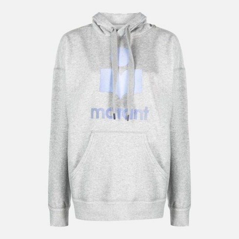 [ISABEL MARANT] [명품]여성 23FW 만셀 블루 빅로고 그레이 후드 SW00