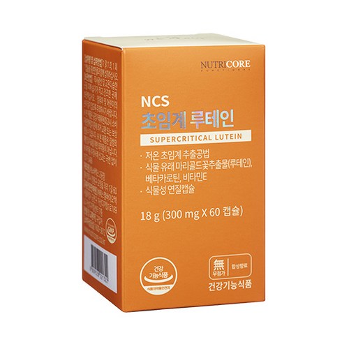 뉴트리코어 NCS 초임계루테인, 60정, 1개