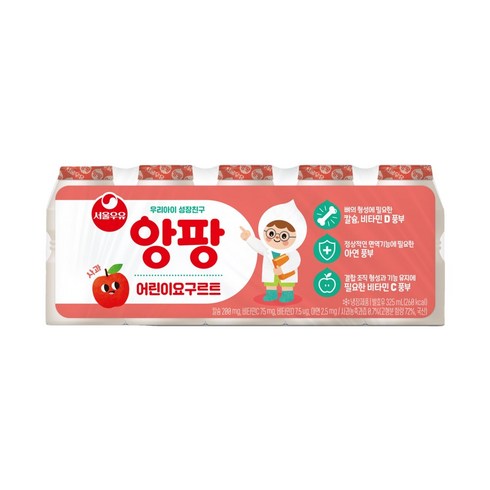 서울 앙팡 요구르트 65ml x 5입 X 5개, 아이스박스포장