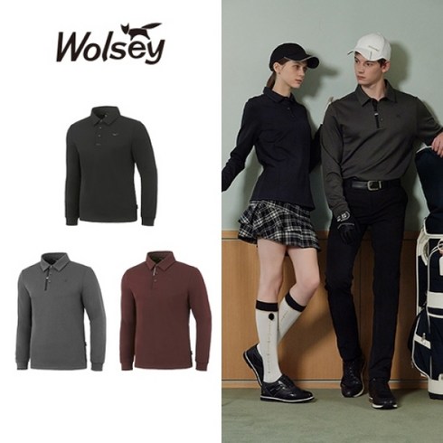 Wolsey 23FW 남성 헤리티지 써모라이트 기모티셔츠 3종