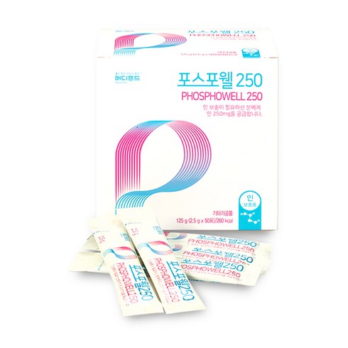 메디푸드 포스포웰 250 2.5g x 50포, 1개
