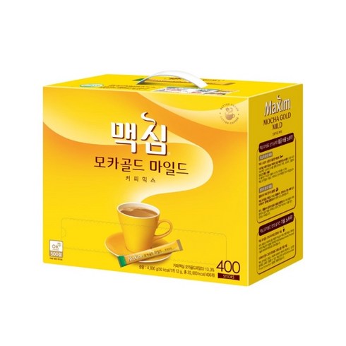 맥심 모카골드 마일드 커피믹스, 12g, 100개입, 4박스