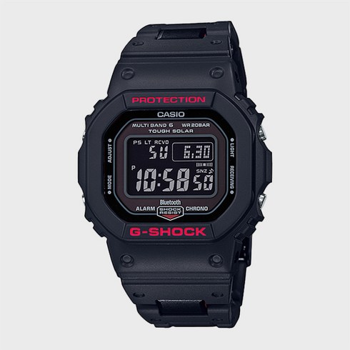 gw-b5600hr - G-SHOCK 지샥 GW-B5600HR-1 터프솔라 스마트폰연동 군인시계