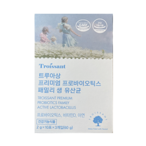 트루아상 프리미엄 프로바이오틱스 패밀리 생 유산균 2g x 30포, 단일옵션