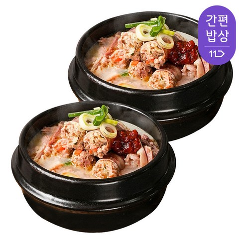 수백당 순대국 700g 2개, 순대국_2개