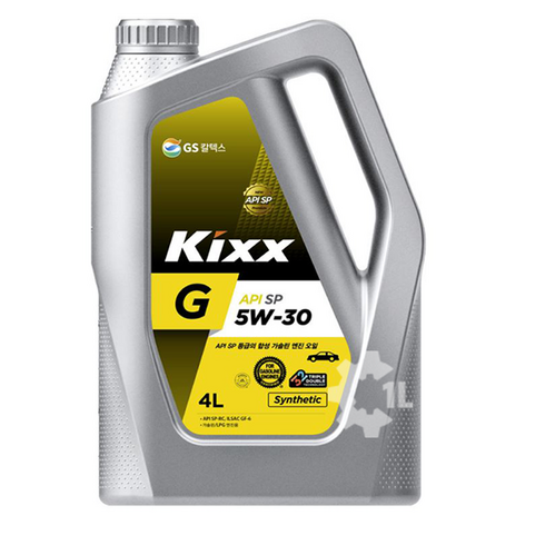 KIXX G 5W30 SP 4L 가솔린 엔진오일, 1개