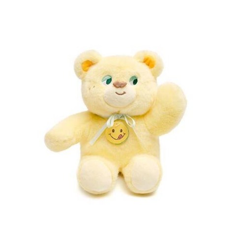 노티드 옐로우 슈가베어 애착인형 (봉제인형 곰돌이인형 집들이 출산 선물), 1개, 기본