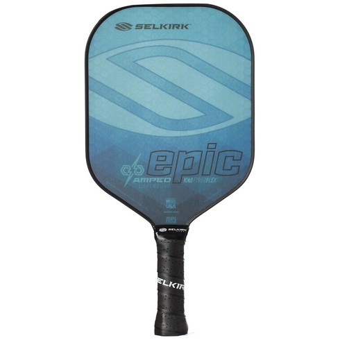 SELKIRK 셀커크 AMPED EPIC 경량 X5 피클볼 패드 블루 그립 4인치 Light weight